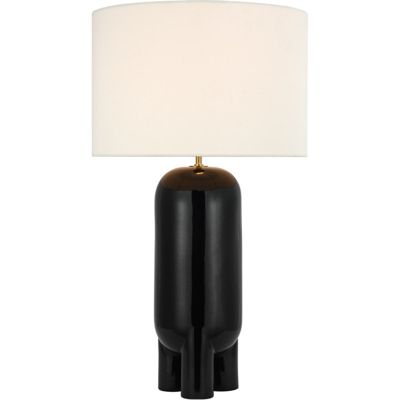 Kelly Wearstler Chalon Large Table Lamp, Matte Black