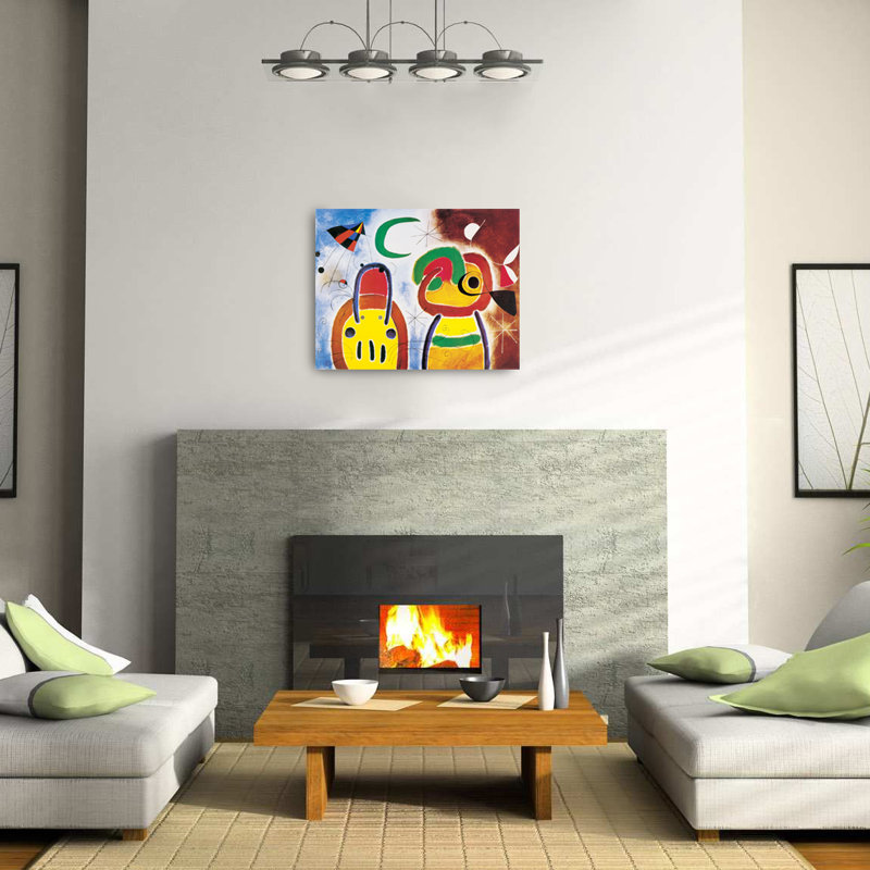 Joan Miro - No Frame Painting on Wood