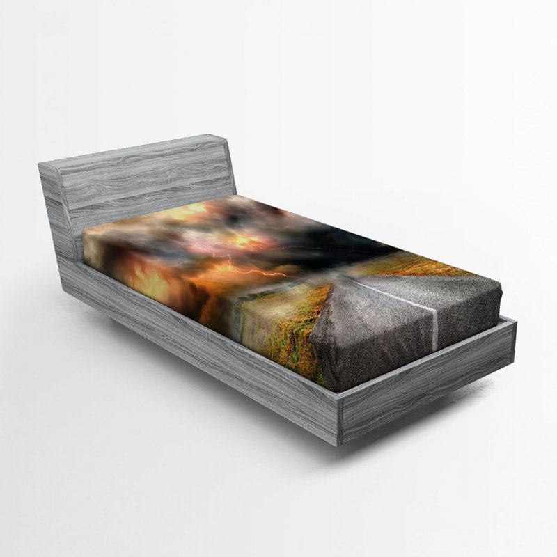Drap ajusté nature, Simple