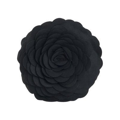 Felt Collection Appliqued Throw Pillow