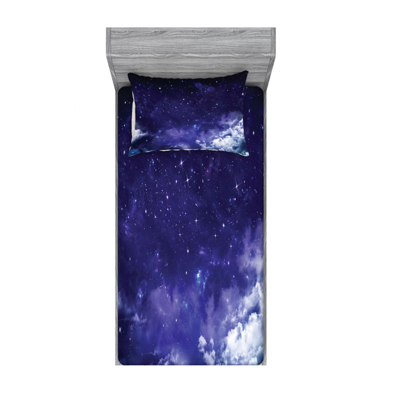 Microfiber Abstract Sheet Set, Twin XL Sheet Set + 1 Pillowcase