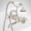 Telephone Style Tub Wall Mounted Faucet with Cross Handles