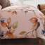 Ensemble d'édredon réversible 5 pièces Bebejan Peachy Dogwood 100% satin de coton-113933046