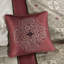 Couette rouge à motifs, 7 pièces, pour chambre à coucher (taille King).