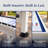 Hathaway Crestline 12 Ft Outdoor Shuffleboard Table for Patio, Yard & Deck - With Weatherproof Playfield, Built-In Scorer & Fitted Cover, Leg Levelers, 8 Pucks, Powder – White Finish