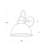 Eloise Armed Sconce-49681927
