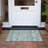 Machine Washable Indoor/Outdoor Xhevrie Sage Rug-1442435229