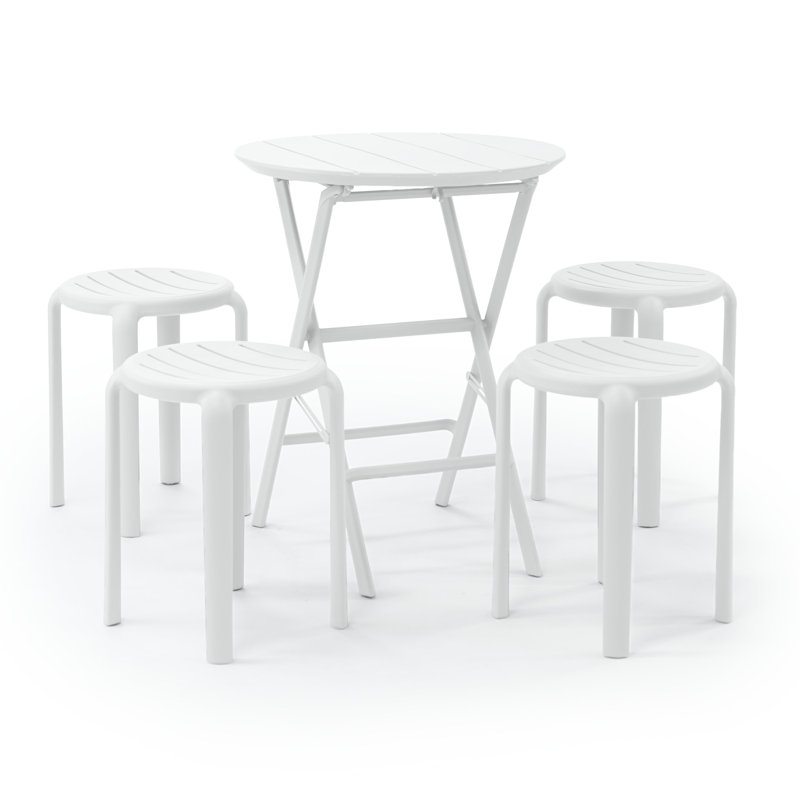 Ensemble de bistro Centreville pour 4 personnes, Blanc