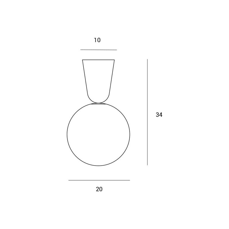 Robertville Glass Semi Flush Mount, 34cm H x 20cm W x 20cm D
