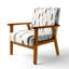 Chaise d'appoint moderne - Fauteuil Dash Flow gris et gris-936543074