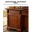 Bureau d'ordinateur en bois massif de style américain-870933561-870933559