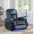 Alair Leather Aire Power Motion Recliner W/Bluetooth, Wireless Charger & Cupholder