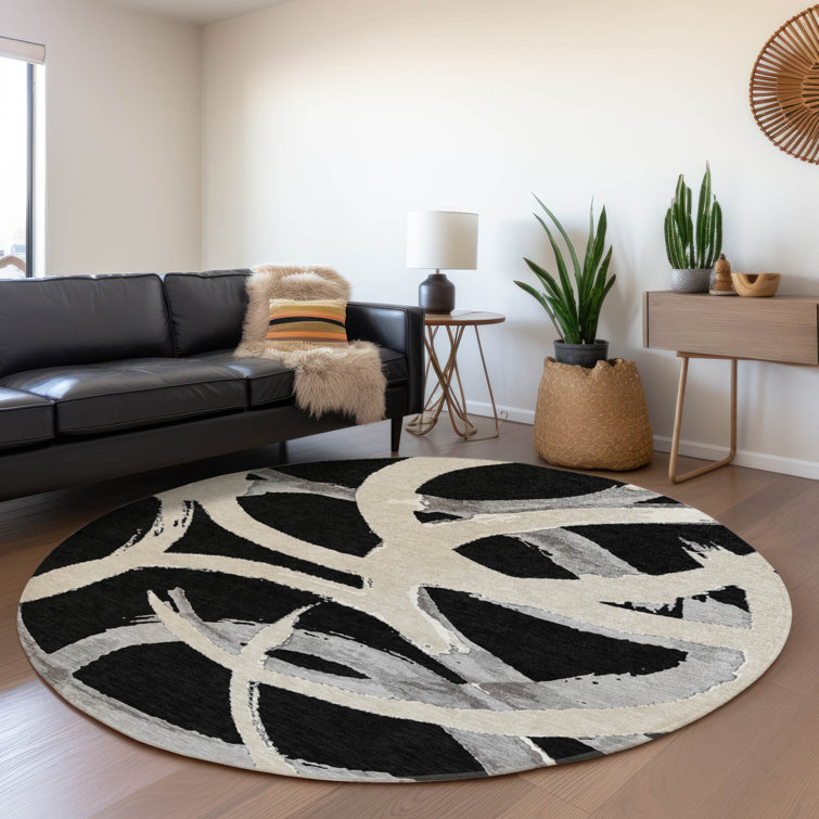 Machine Washable Indoor/Outdoor Chayden ACN1022 Beige Rug