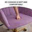 Chaise de bureau pivotante à 360 ° avec roulettes-130841059