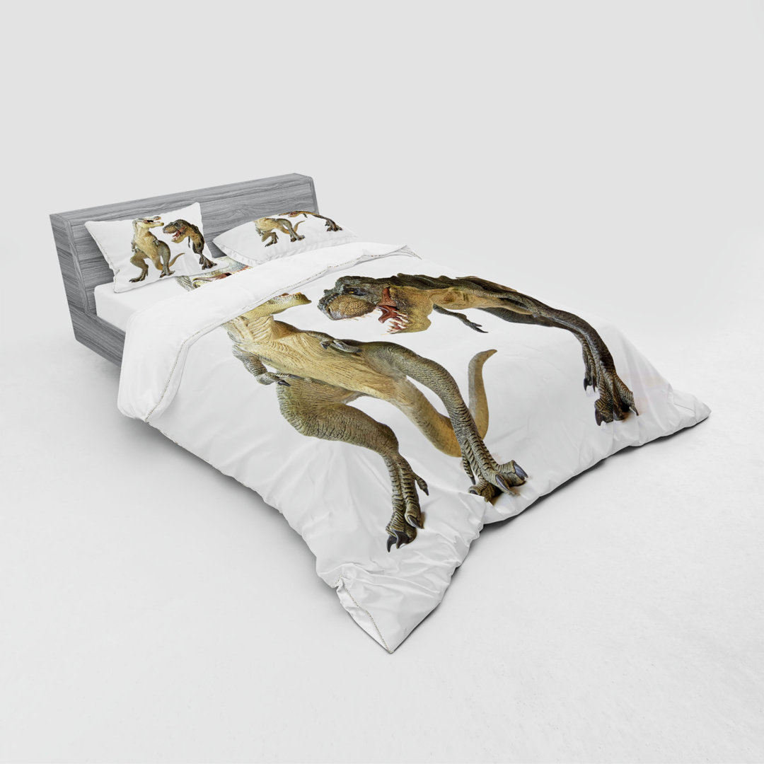 Dinosaur Duvet Cover Set Ambesonne 