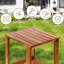 Galway Square Outdoor Side Table - 33 cm W 40.6 cm D