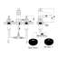 2-handle Bathroom Faucet with Drain Assembly-98155343