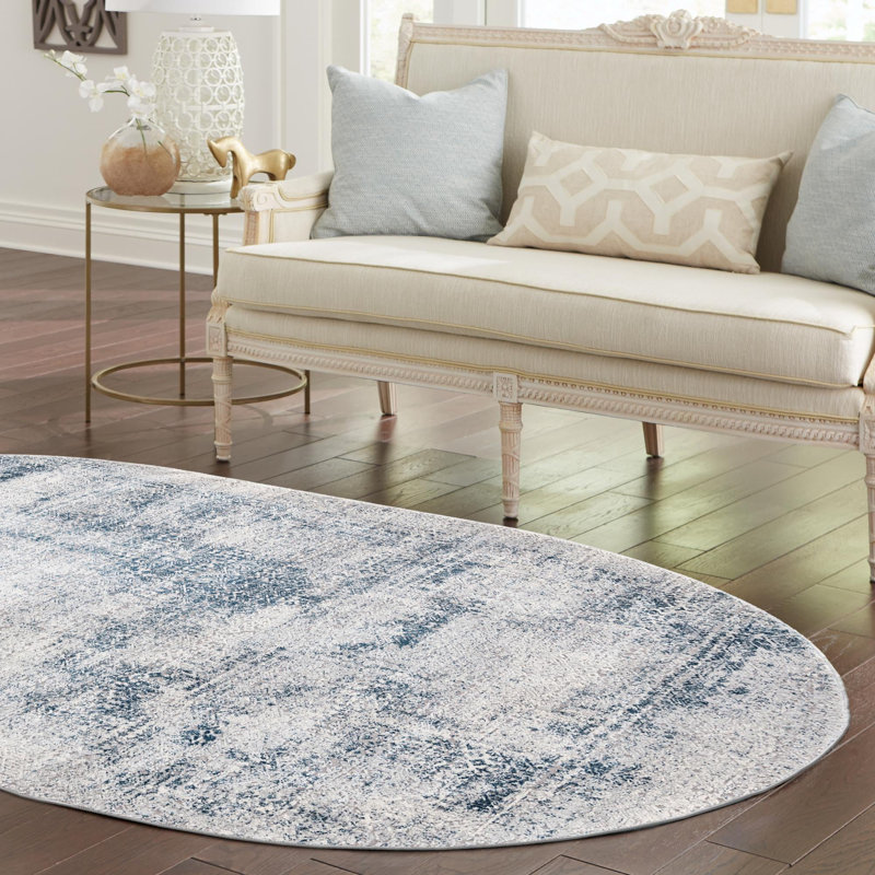 Joao Indoor Rug, Oval 5'3" x 8'