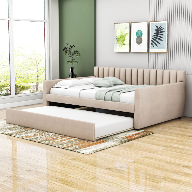 Palasota Upholstered Daybed, Beige