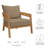 Modway Brisbane Teak Wood Outdoor Patio Armchair-1082994933