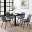 Ensemble de 2 chaises capitonnées pivotantes