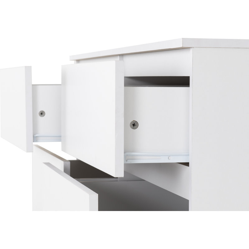 Braunstein 8 Drawer Chest Of Drawers, White