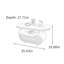 Table basse avec roulettes Modern-1706498864-1706498868