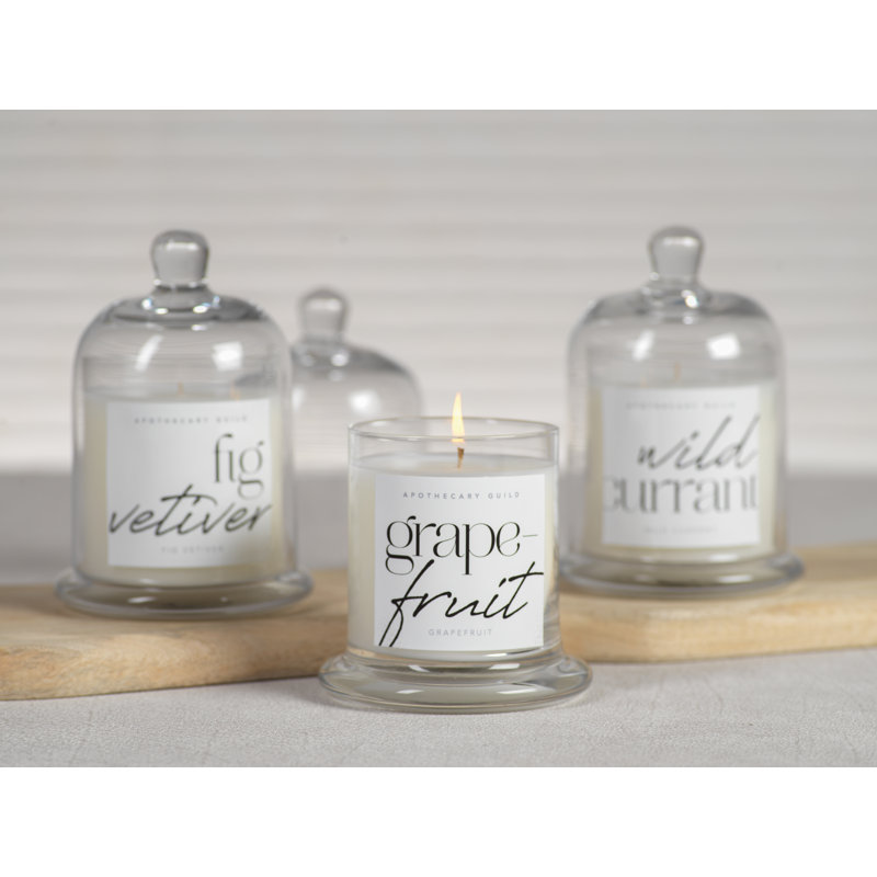 Bougie à pot parfumée fig vetiver
