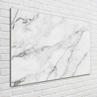 Marble - No Frame Print on Glass