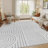 Washable Farmhouse Modern Soft Area Rug  Non-Slip Carpet for Bedroom Living Room - Gray-1201304611-1201820035