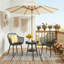 Abrahamsville 2 - Person Plastic Patio Dining Set Round Table