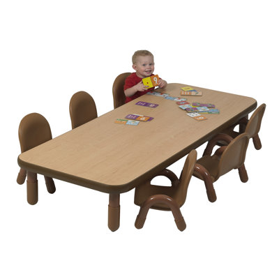 BASELINE Toddler Rectangular Table & Chair Set
