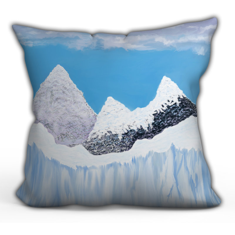Frozen Time  Throw Pillow, 26"H x 26"W