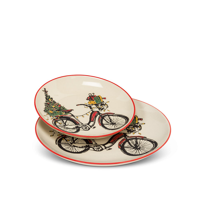 Bicycle Cake 8" Dessert Plate