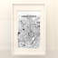 Carte de la ville de Minneapolis - Impression sur papier-2129151740