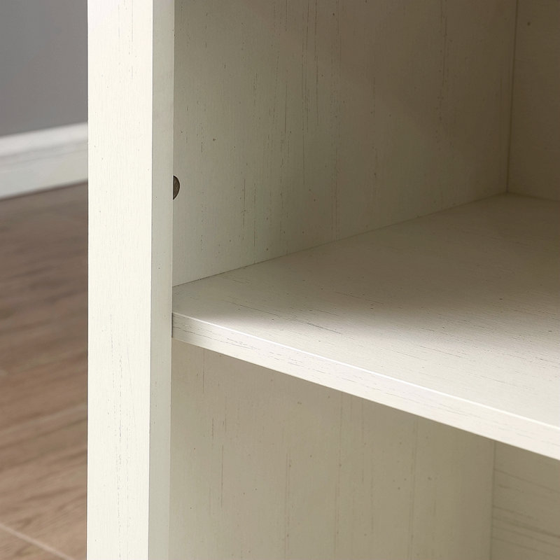 Armoire de rangement Farmhouse avec porte de grange coulissante et tablette à vin, petite armoire de rangement pour cuisine, salon