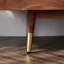 Modern Walnut TV Console with Geometric Design-1334213670