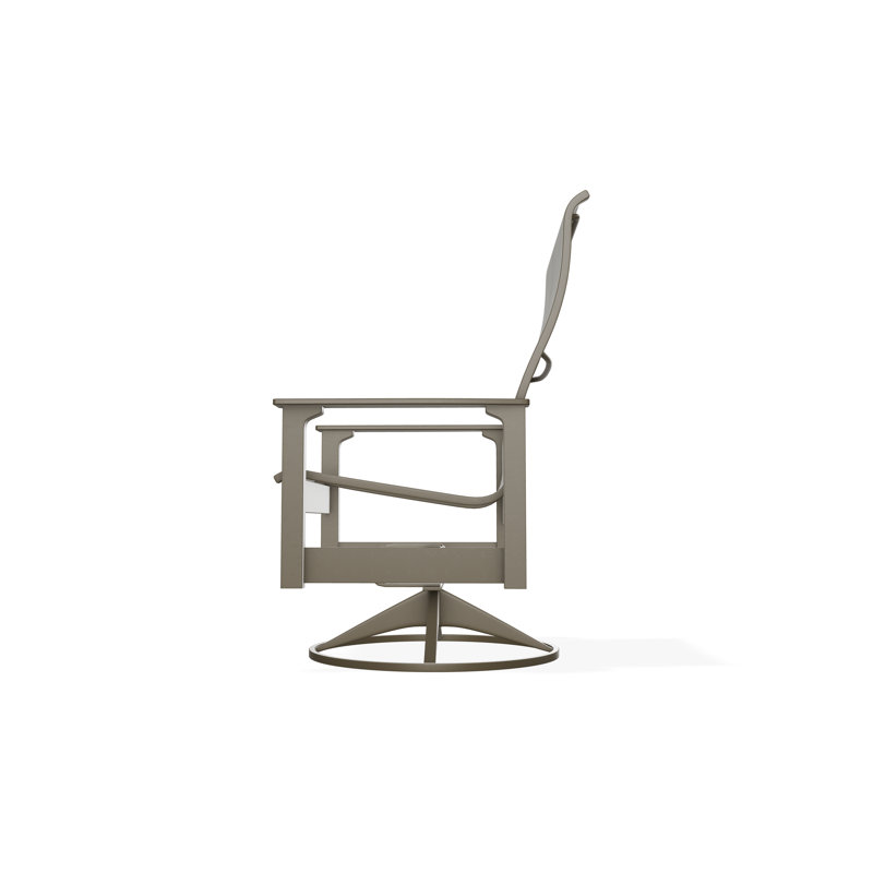 Leeward Sling Marine Grade Polymer Swivel Rocker, Augustine Oyster, Beachwood