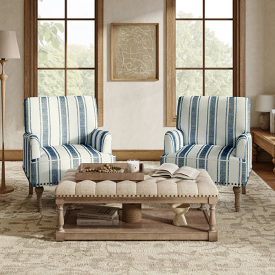Arching Clymer Farmhouse 3-Piece Seating Group