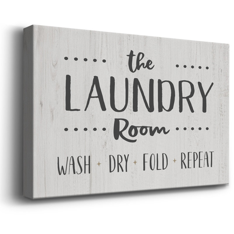 Toile tendue avec châssis de qualité supérieure The Laundry Room - prête à être accrochée, H 24 po x l 36 po