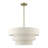 4 - Light Dimmable Drum Chandelier-254080605-254080604