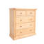 Dedrick 90cm W 5 - Drawer Chest of Drawers