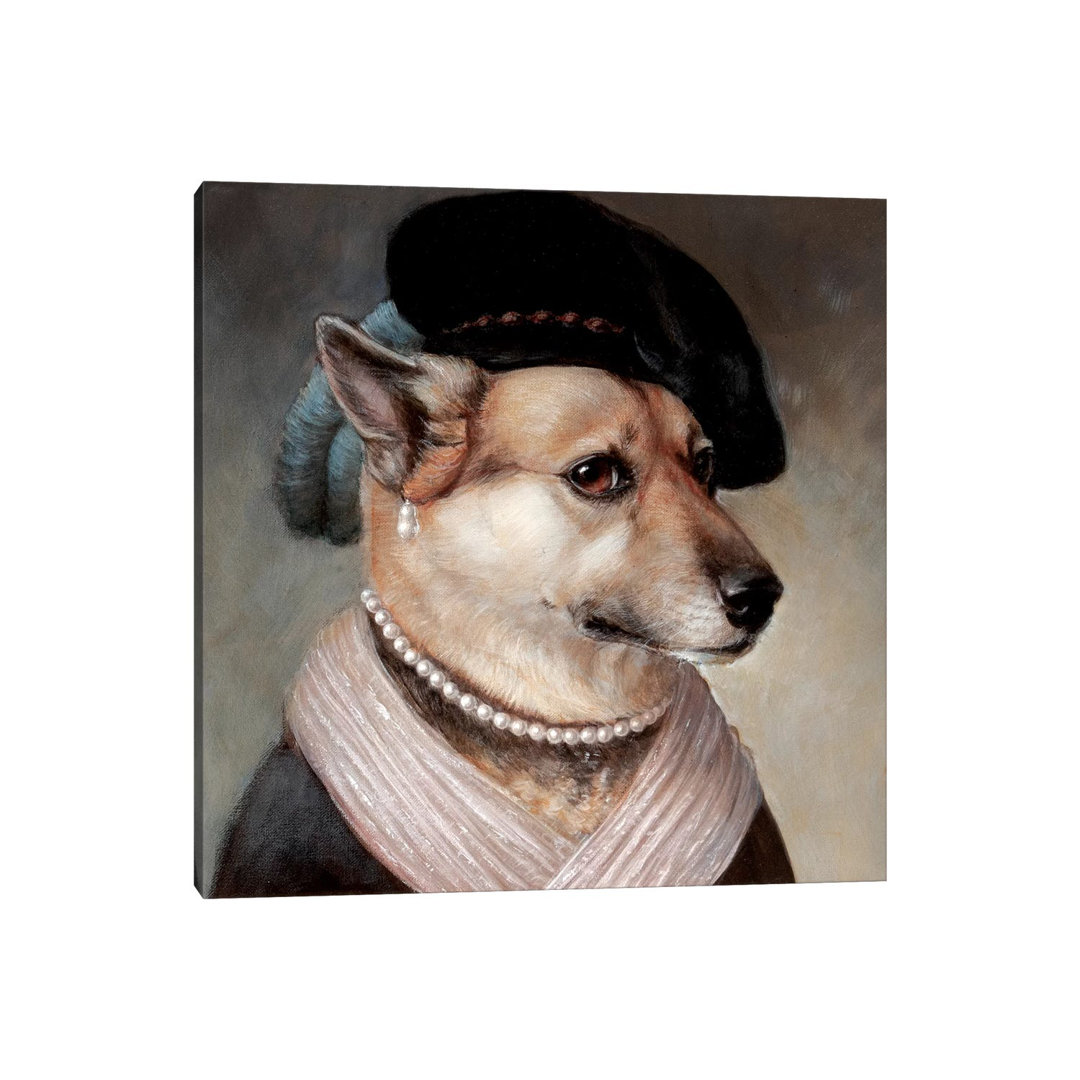 D.D. by Melinda Copper - Wrapped Canvas Painting