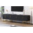 Modern TV Stand With Metal Legs And Gold Handles For Tvs Up To 80'', Media Console Table With Cabinets And Adjustable Shelves, Luxury TV Cabinet With Geometric Lines For Living Room-1581860849