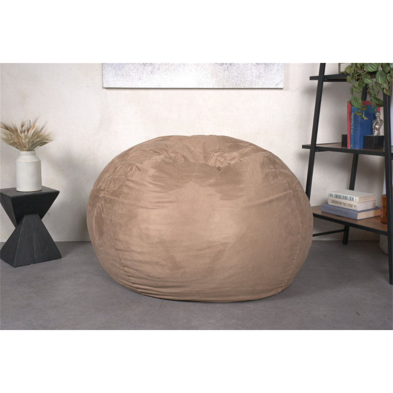 Fauteuil à billes à mousse haute densité 5 pieds pour enfants et adultes, Tissu toscan
