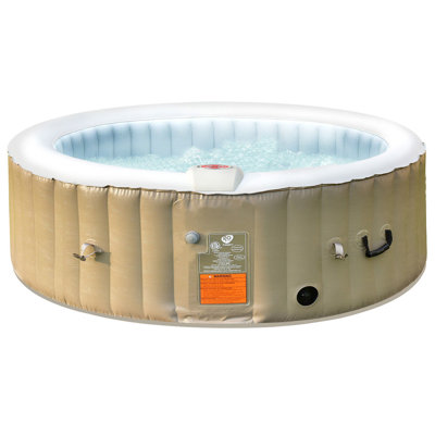 Freeport Park Ayala 110 - Jet Plastic Round Inflatable Hot Tub