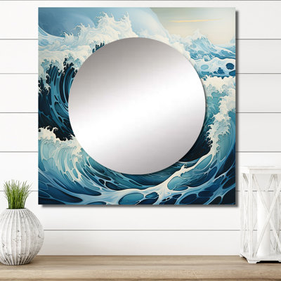 Olgeir - Nautical & Beach Square Mirror For Wall Art Decor