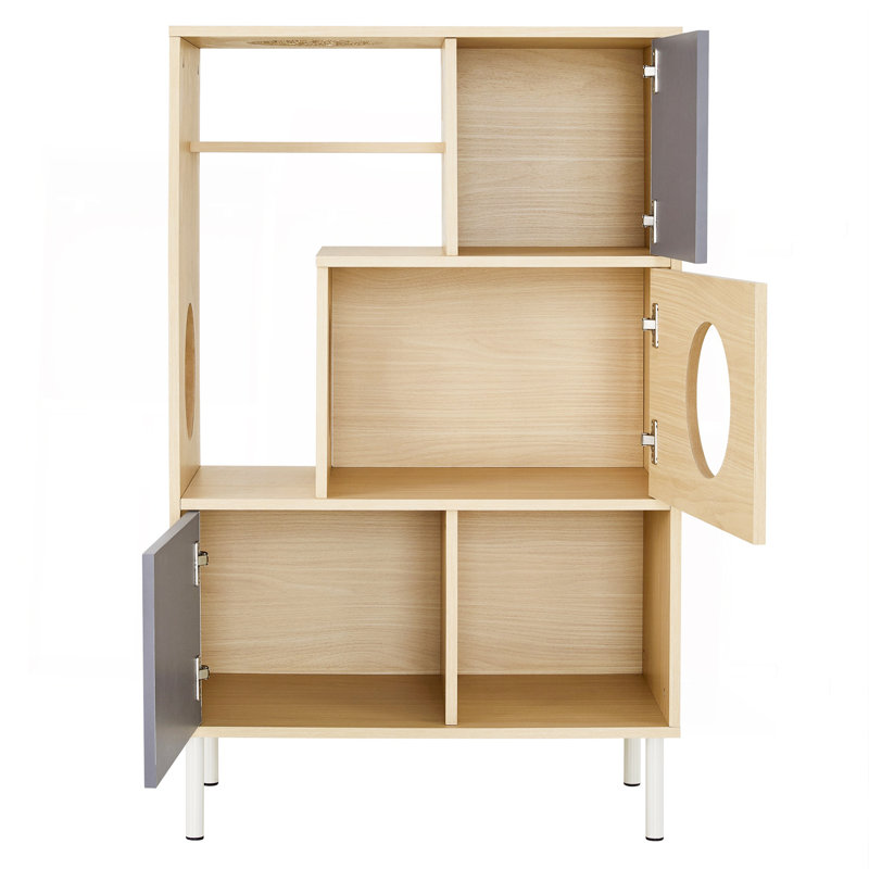 Étagère pour arbre à chat avec bibliothèque