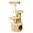 TRIXIE Oviedo 41" Cat Tree, 3-Level Cat Tower, Sisal Scratching Posts, Plush Condo, Tunnel, Platforms-27278571