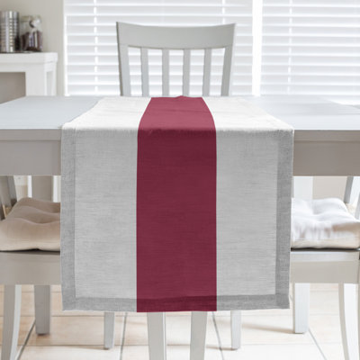 New Orleans Football Stripes Table Runner